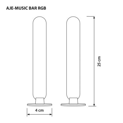 16. Activejet AJE-MUSIC BAR RGB LED Music Lamp