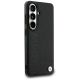 4. BMW Leather Hot Stamp MagSafe Case for Samsung Galaxy S26 Plus - Black