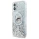 2. Karl Lagerfeld Liquid Glitter Karl&Choupette Head Magsafe iPhone 16 Case - Clear