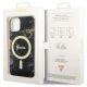 8. Guess GUHMP14SHTMRSK iPhone 14 6.1" black/black hardcase Golden Marble MagSafe