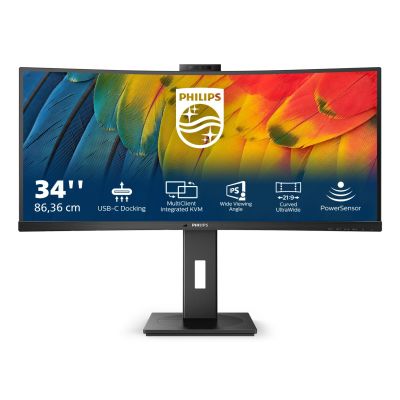 9. Philips 5000 series 34B1U5600CH/00 LED display 86.4 cm (34") 3440 x 1440 px Wide Quad HD LCD Black