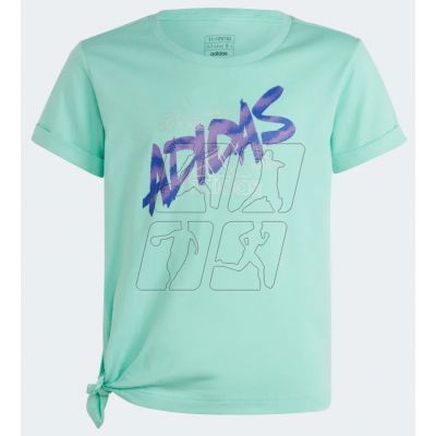 T-shirt adidas Dance Knotted Tee Jr. HR5817