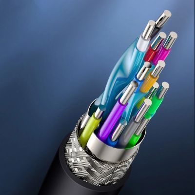 10. Baseus cable HDMI 2.0 cable 4K 30 Hz 3D HDR 18 Gbps 8 m black (CAKGQ-E01)