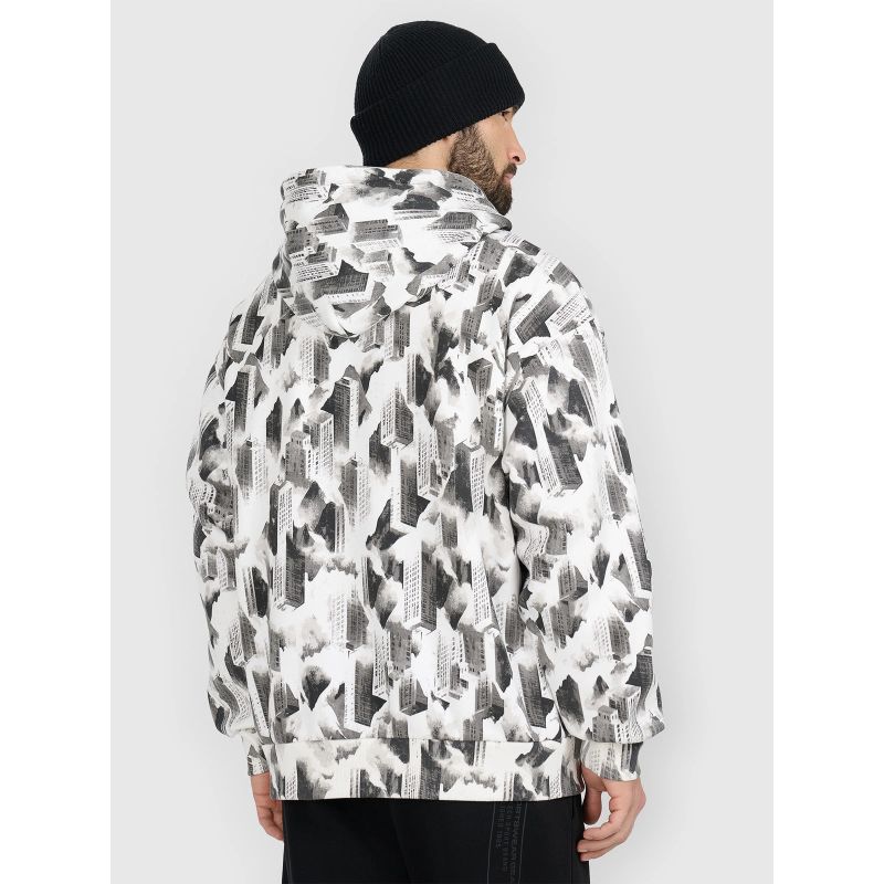 2. Men's loose hooded sweatshirt 4F 4FRAW25TSWSM2569-91A