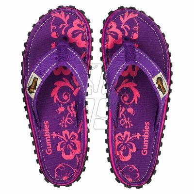 2. Gumbies Islander Canvas Flip Flops W G-IS-WN-PUHIB