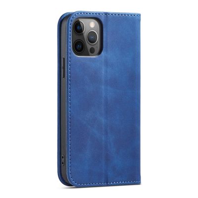 7. Magnet Fancy Case Case for iPhone 12 Pro Max Pouch Card Wallet Card Stand Blue