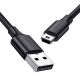 Ugreen USB-mini USB cable 480 Mbps 1.5m (black)