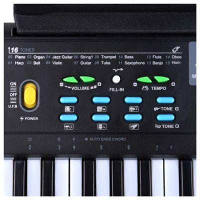 6. SUPRIMO 605 UFB - keyboard with microphone for learning to play, designed for children