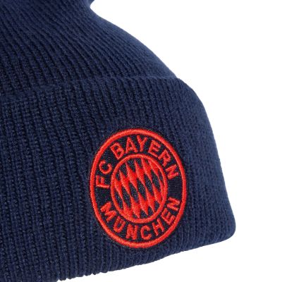 3. adidas FC Bayern Munich Woolie Beanie Navy IA2348