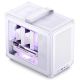 2. Jonsbo C6 MAX PC Case, Mini Case, Micro-ATX, Tempered Glass - White