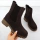 9. Women's Chocolate Brown Leather Chelsea Boots Sergio Leone TR25733-S