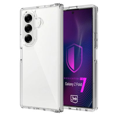 6. 3mk Armor Case for Samsung Galaxy Z Fold 7 - Transparent