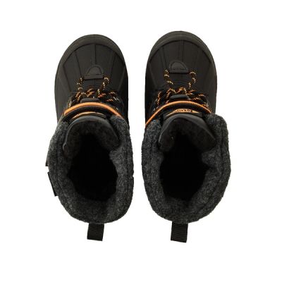 2. Lee Cooper Kids’ Winter Boots, Black Insulated Snow Boots with Velcro Fastener