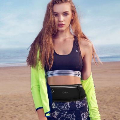 6. Tech-Protect M3 Universal Sport Waist Bag - Black