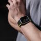 6. Magnetic Apple Watch SE, 9, 8, 7, 6, 5, 4, 3, 2, 1 (41, 40, 38 mm) Dux Ducis Strap (LD Version) - black and yellow