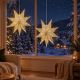 7. DECORATIVE HANGING PAPER STAR FSC 18x75CM WHITE 9 ARMS MICA