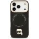 3. Karl Lagerfeld Big Strap Karl Metal Logo MagSafe Case for iPhone 17 Pro - Black