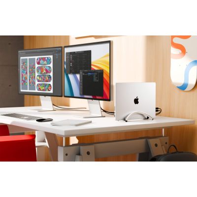 4. Twelve South BookArc Flex Stand - Aluminum for MacBook, Notebook (chrome)