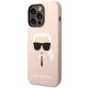 2. Karl Lagerfeld KLHCP14LSLKHLP iPhone 14 Pro 6.1 "hardcase pink / pink Silicone Karl`s Head