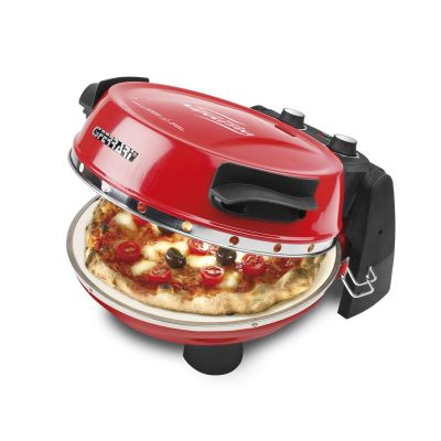 9. G3Ferrari G1003202 Plus evo red Pizza Oven with 2 Pizza Stones