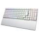 2. ASUS ROG Strix Scope II 96 Wireless Gaming Keyboard USB + RF Wireless + Bluetooth QWERTZ German White