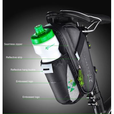 3. Rockbros C7-1 waterproof bicycle bag with saddle mounting 1.5l - black