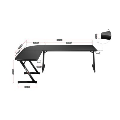 15. HZ-Hero 7.0 Gaming Desk