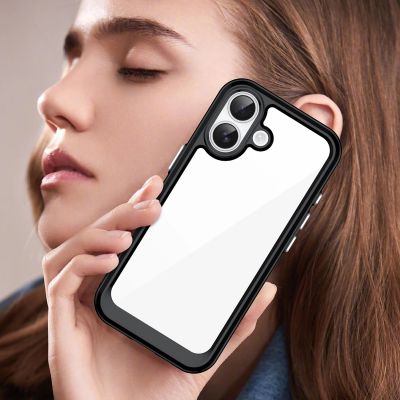 7. Outer Space iPhone 17 Case - Black Transparent