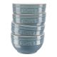 Staub Ceramique Bowl Set 0.7 l Round Ceramic Turquoise 4 pcs.