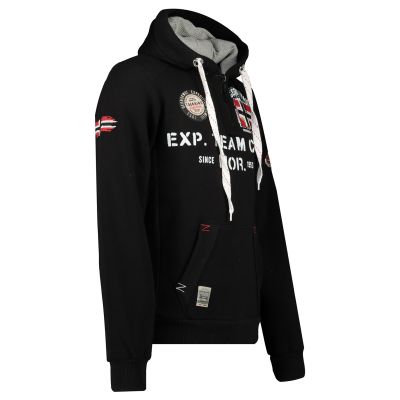 4. Men’s sweatshirt Geographical Norway GOPTAINE MEN 100 EO BS2 (WT1885H/GN-BLACK)