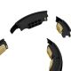 17. Magnetic Hula Hoop Set Black/Gold HHM13 with HMS Counter + Slimming Belt BR163 Black