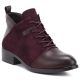 Women's suede insulated ankle boots, burgundy, M.Daszyński MR2458