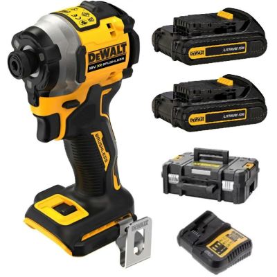 7. DeWalt DCF850D2T 18V 2x 2.0Ah 3-speed impact driver 205Nm