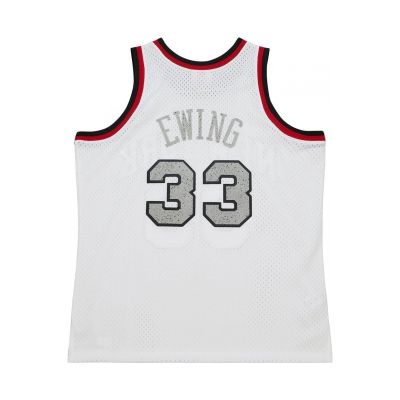 6. Mitchell & Ness NBA Cracked Cement Swingman Jersey Knicks 1991 Patrick Ewing M TFSM5934-NYK91PEWWHIT