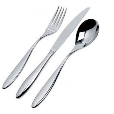 Alessi SG38S24M 3-piece cutlery set, stainless steel