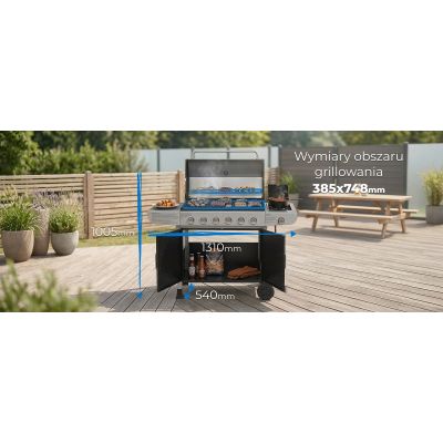 16. Ravanson GO-6 15.1 kW gas grill