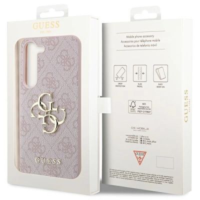 8. Guess GUHCS23S4GMGPI S23 S911 pink/pink hardcase 4G Big Metal Logo