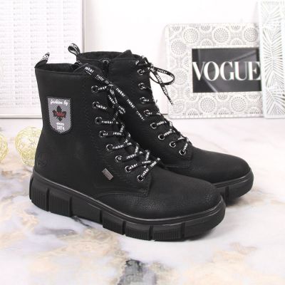 16. Rieker W RKR557 waterproof comfortable ankle boots