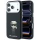 2. Karl Lagerfeld Smooth Ikonik Sketch MagSafe Case for iPhone 18 Pro / 17 Pro - Black