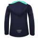 2. TrollKids Girls Trollfjord Jacket navy/mint softshell jacket for girls (175-132)
