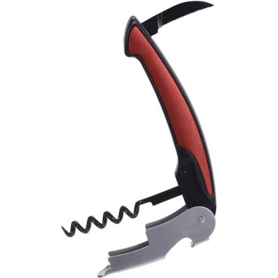 9. REDCLIFFS RED MULTI POCKET KNIFE BOTTLE OPENER