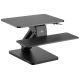 9. Maclean MC-882 Desk Stand for Keyboard, Monitor, or Laptop. For sitting and standing work. Gas spring. Black.