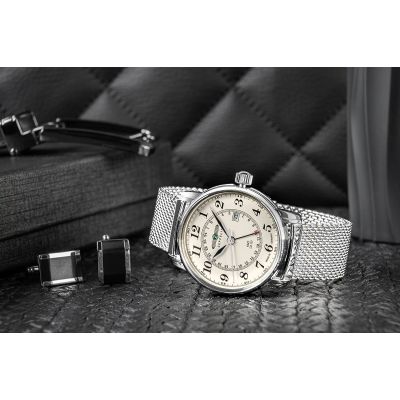 5. Men's Watch ZEPPELIN LZ127 Graf Zeppelin GMT 7642M-5 + BOX