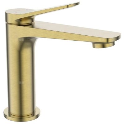 WASHBASIN MIXER NESTOS BRUSHED GOLD