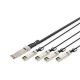 Digitus 40G QSFP+ to 4 x SFP+ Direct Attach Cable 2m