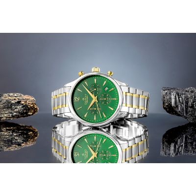 5. Giewont Chronograph Sapphire Green Men's Watch GW6310-B6