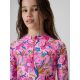 4. One-piece swimsuit with UPF50+ filter for girls 4F 4FJRSS26USWSF144-90A