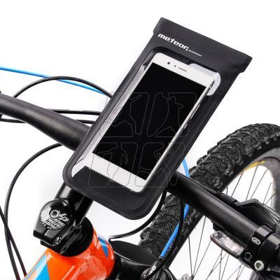 Waterproof bicycle case for the Meteor Crib 23795 phone