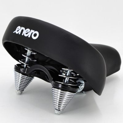 3. ENERO BLACK WIDE CITY BICYCLE SADDLE