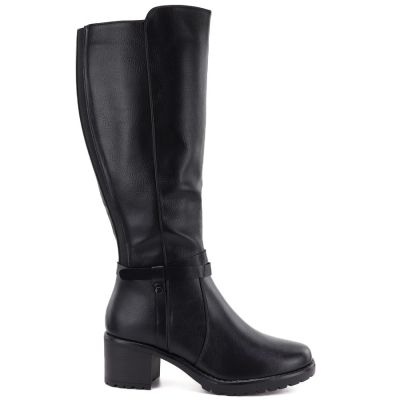 2. Black women’s heeled boots Potocki SZ12829